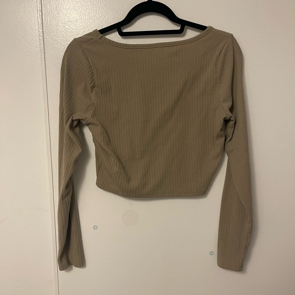 Pacsun Science Long Sleeve Bustier Top - Picture 3 of 5